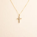 Cruz Tradicional Oro Amarillo 14k Circonia (CUL)