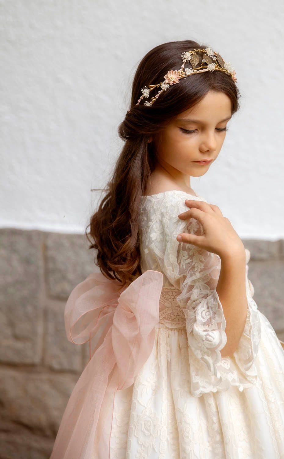 Vestido Comunión Jaira Marfil