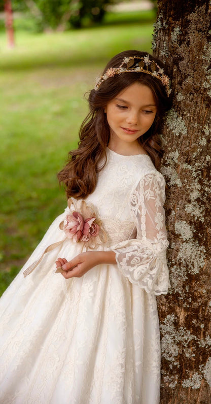 Vestido Comunión Jaira Marfil