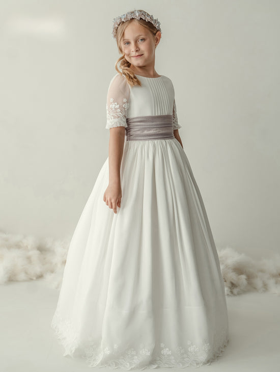 Vestido Comunión Crudo Bambula