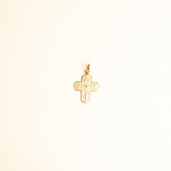 Cruz Escapulario Oro 14k