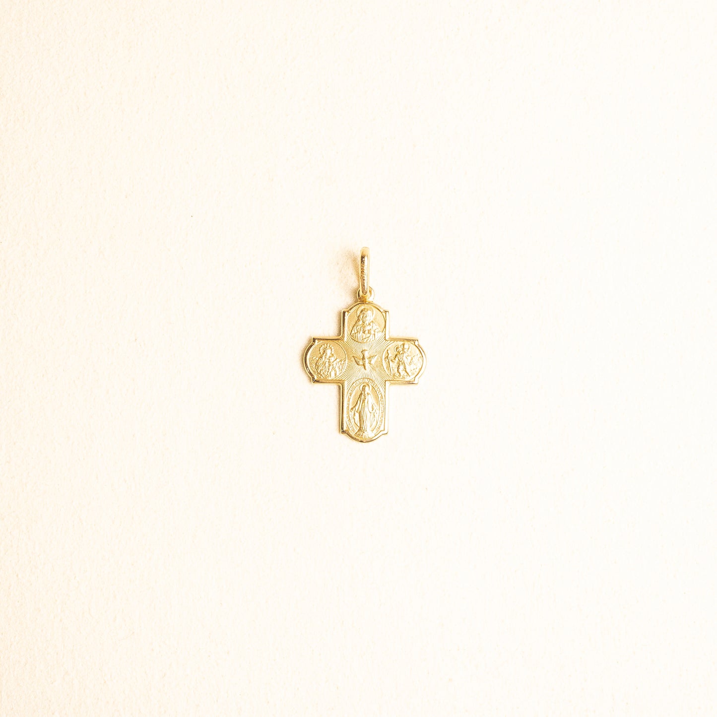 Cruz Escapulario Oro 14k