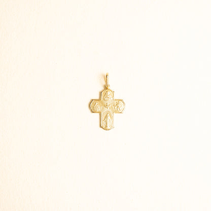 Cruz Escapulario Oro 14k