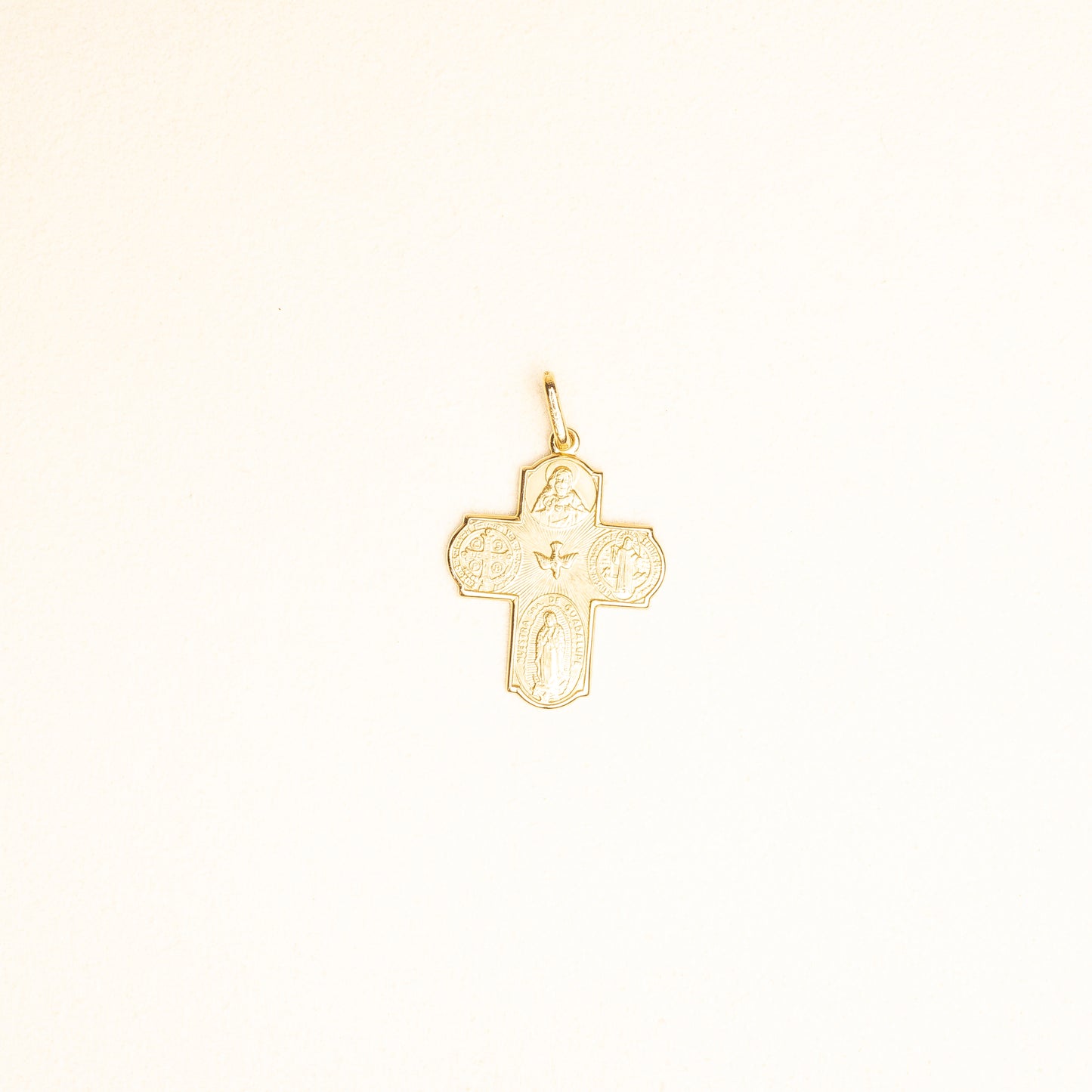 Cruz Escapulario Oro 14k