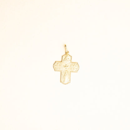 Cruz Escapulario Oro 14k