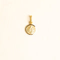 Medalla Escapulario Redondo Oro 14k