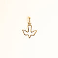 Espiritu Santo Contorno Oro Amarillo 14k