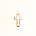 Cruz Madre Perla Med Oro 14k