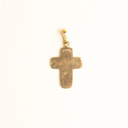Cruz Madre Perla Oro 14k