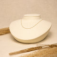 Cadena Oro Amarillo 14k con Bolitas Ceramica 45 cm 1.3 g