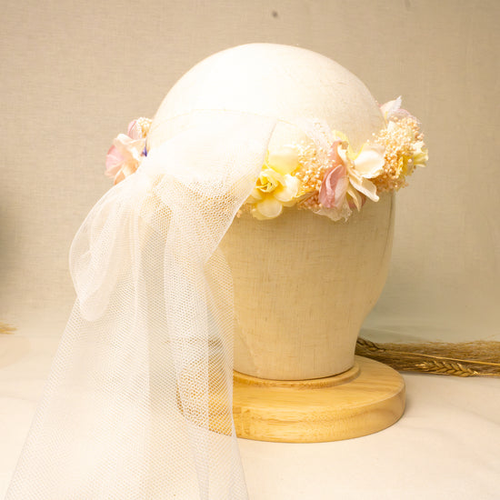 Corona Comunión 2170 Paniculata, Hortensia y Espiga