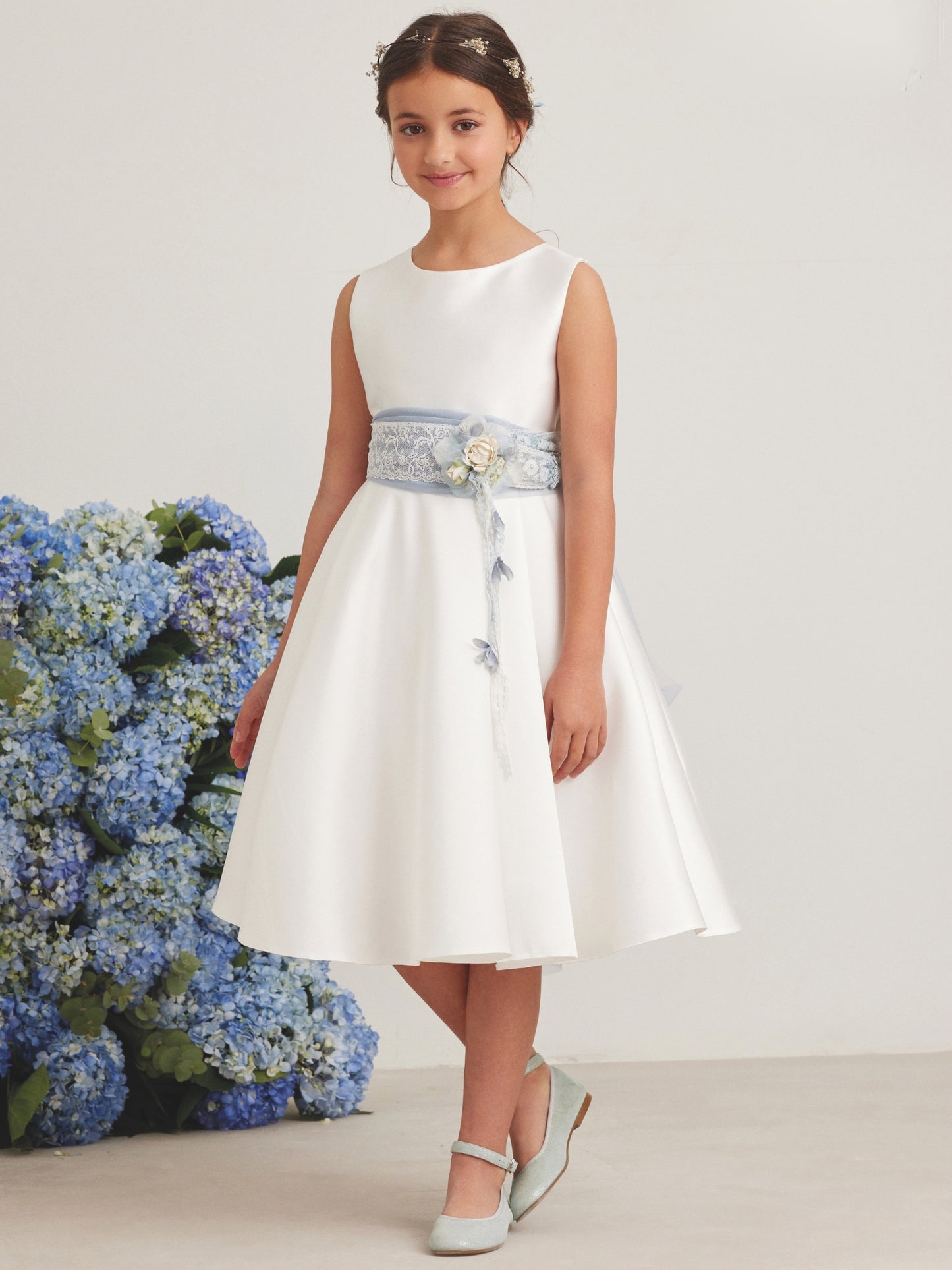 Vestido Comunión Corta Mikado