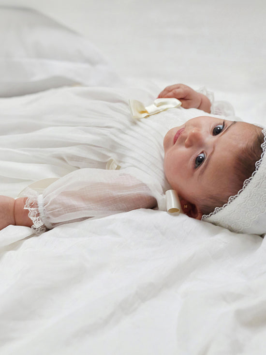 Faldón Bebé En Organza