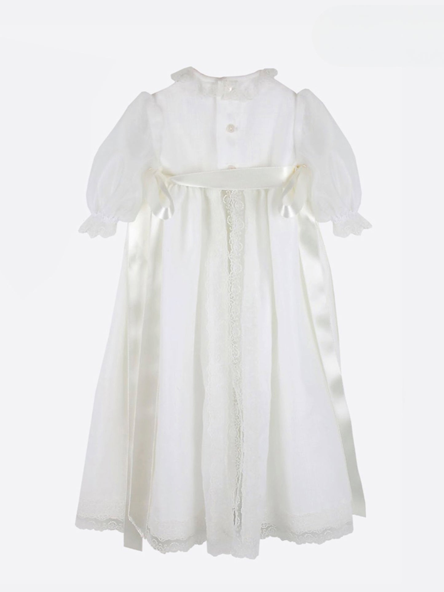 Faldón Bebé En Organza